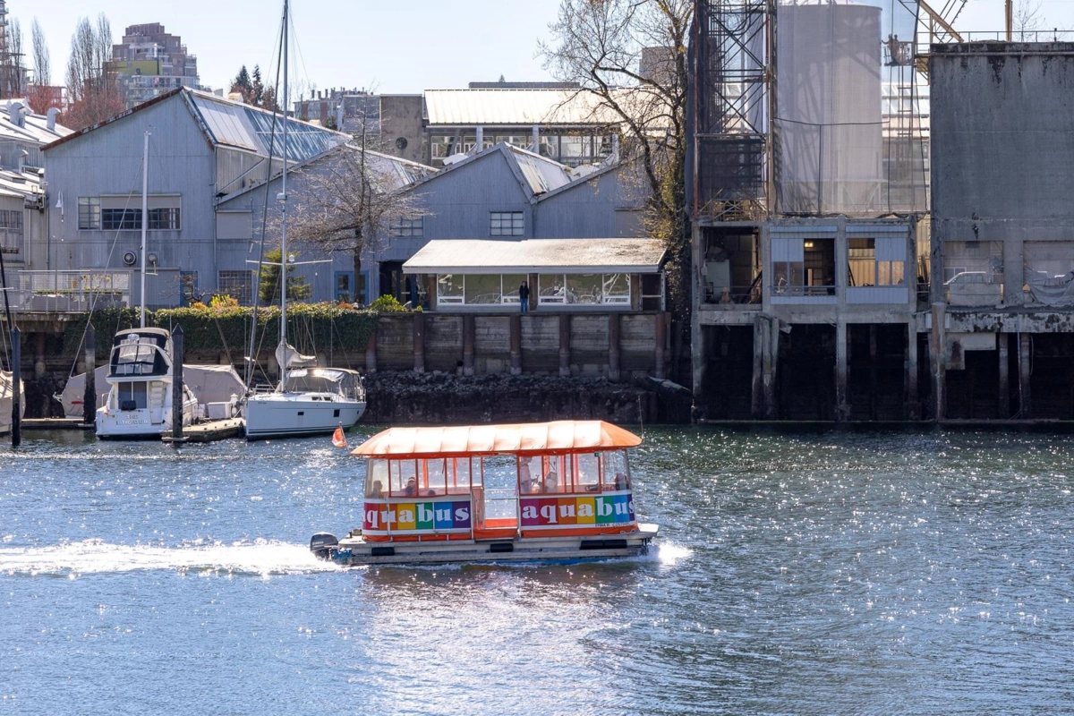 Aerial View of 301 638 Beach Crescent, Vancouver, BC