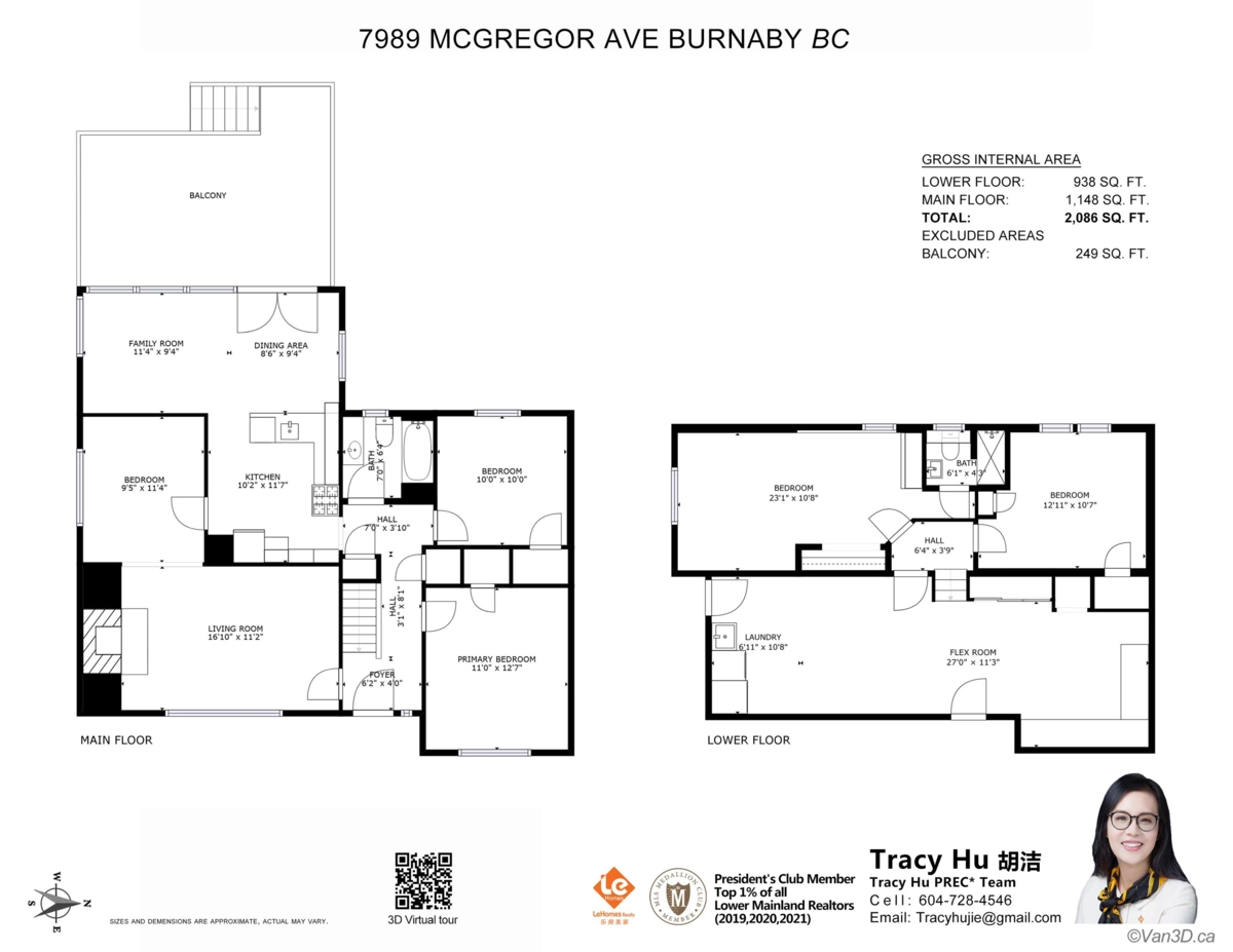 Walk-In Closet Photo of 7989 Mcgregor Avenue, Burnaby, BC