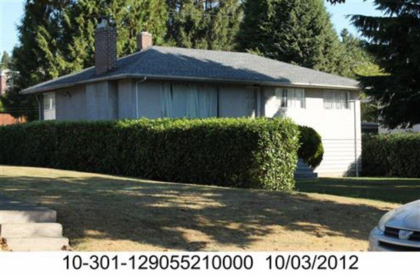 Front exterior of 5521 Broadway Street, Burnaby, BC