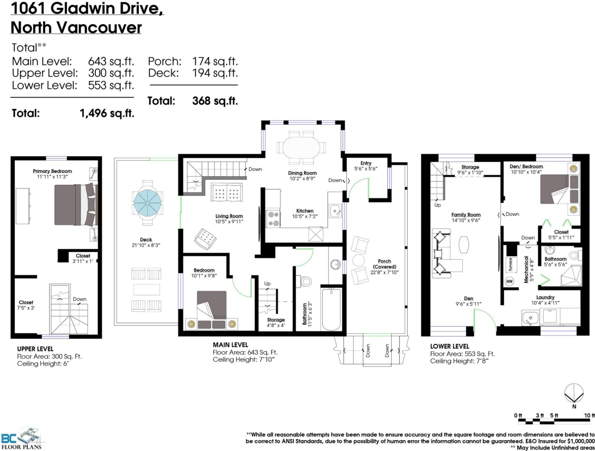 Playground / Recreational Area Near 1061 Gladwin Drive, North Vancouver, BC