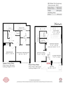 66 W 1st Avenue, Vancouver, BC, Vancouver — Townhouse for sale