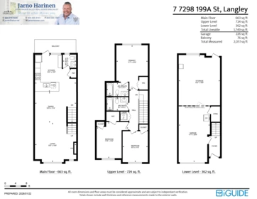 Aerial View of 7 7298 199a Street, Langley, BC