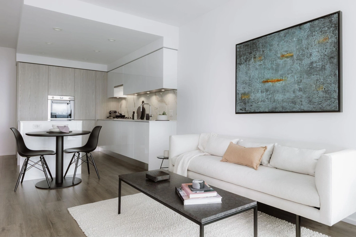 Living Room Photo of 2201 3888 Evergreen Place, Burnaby, BC