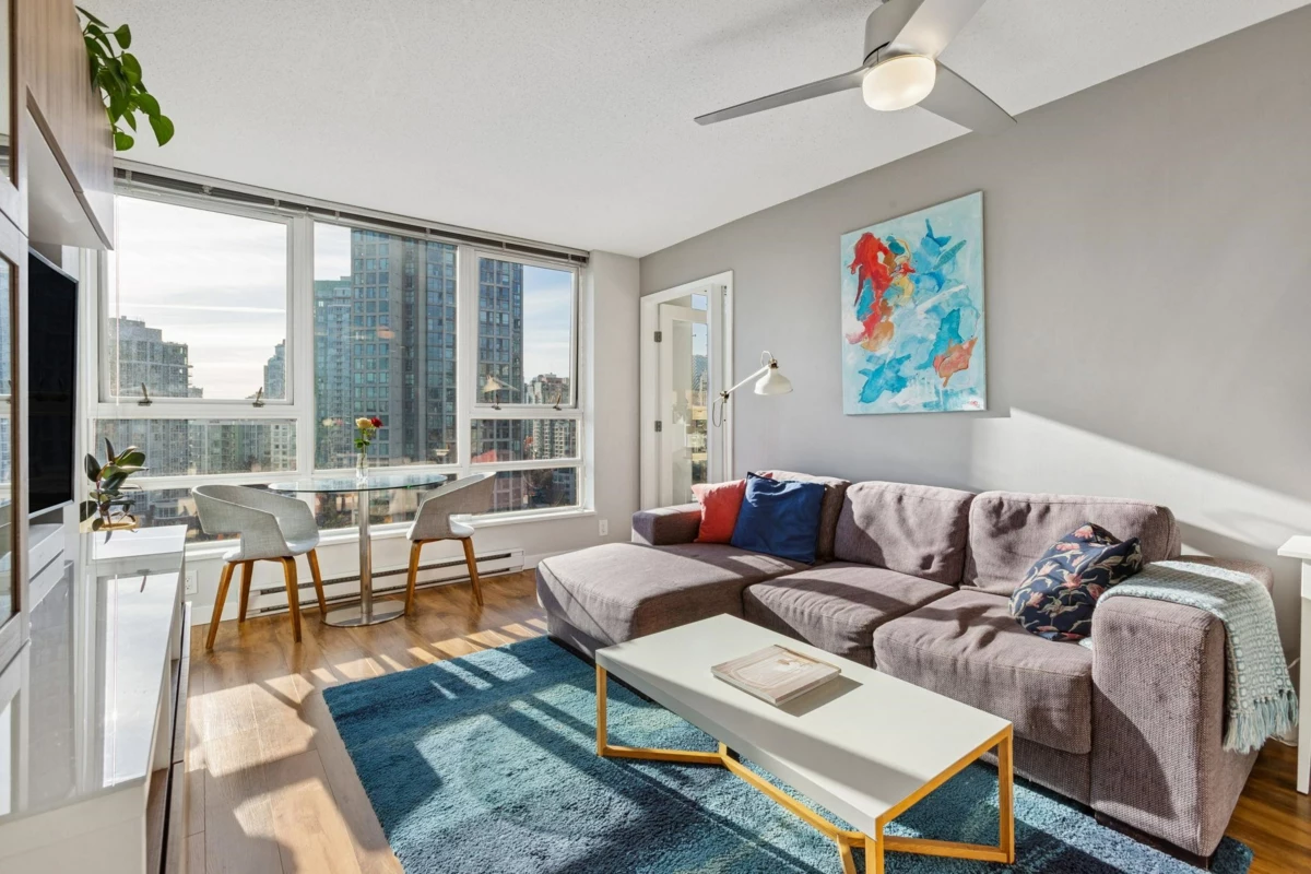 Family Room Photo of 1711 939 Expo Boulevard, Vancouver, BC