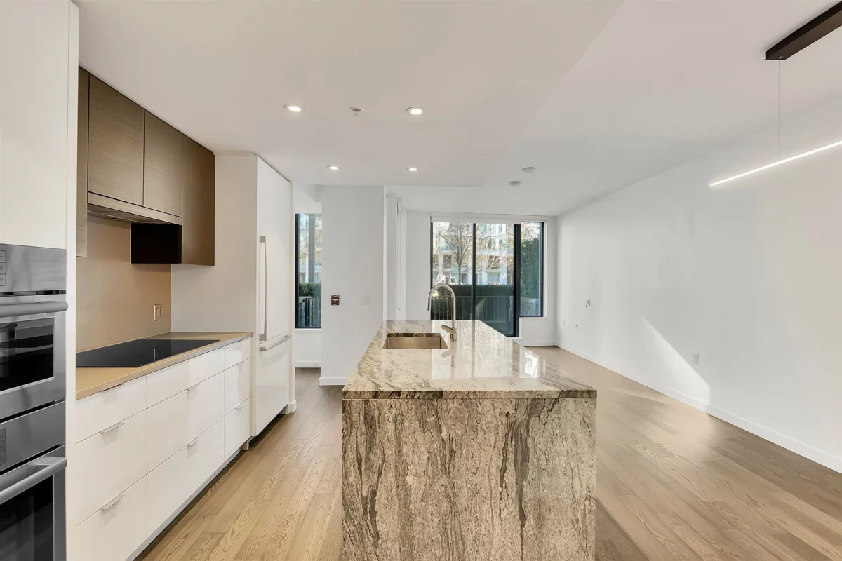 Kitchen Island Photo of 102 1688 Pullman Porter Street, Vancouver, BC