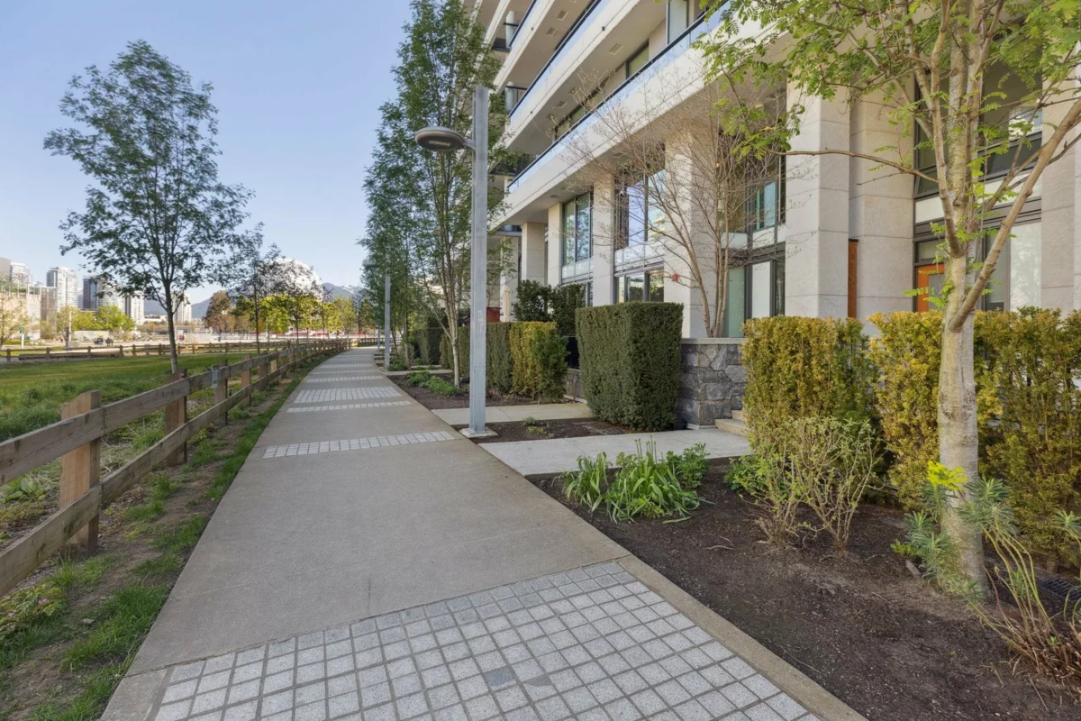Outdoor Deck Photo of 102 1688 Pullman Porter Street, Vancouver, BC