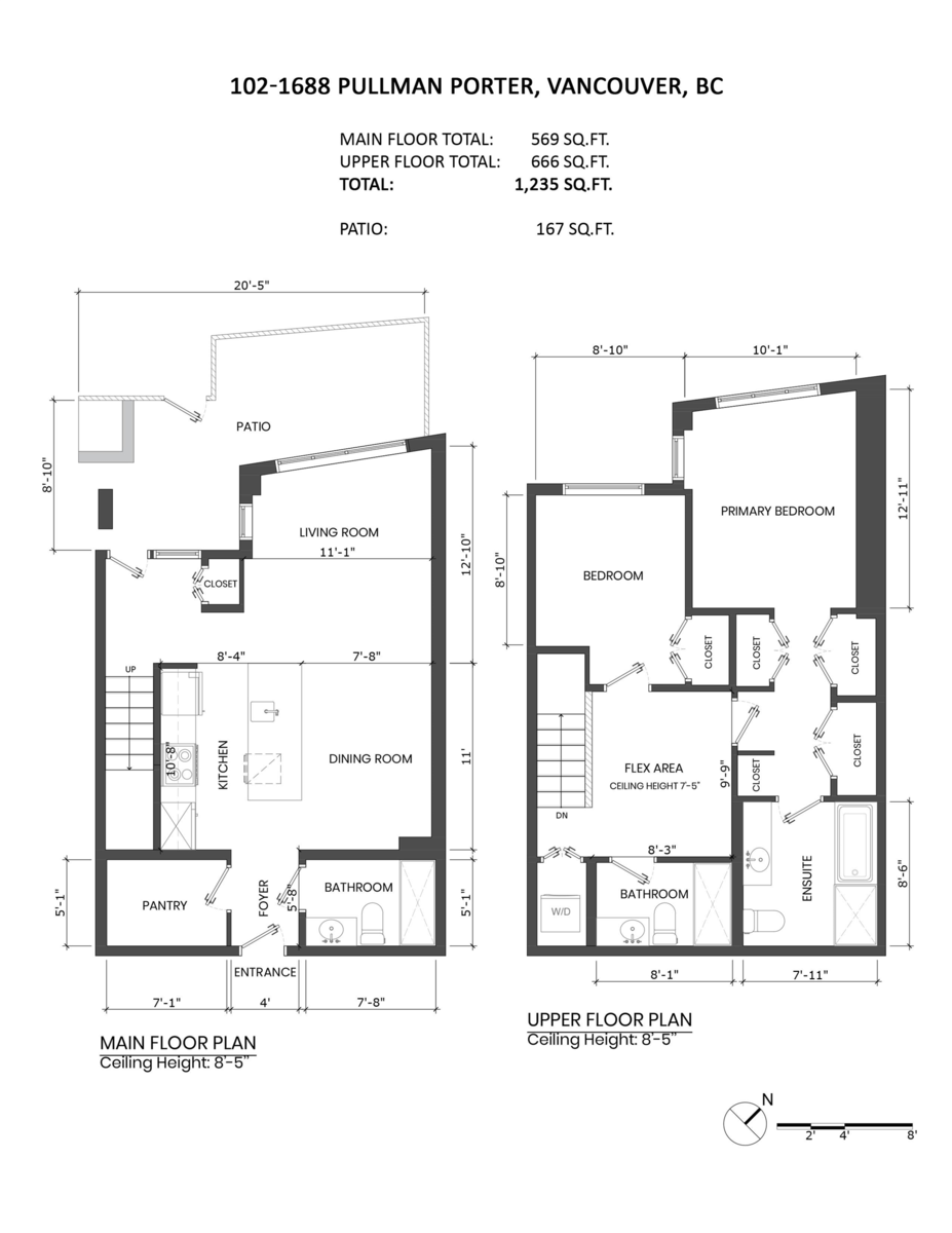 Outdoor Kitchen Photo of 102 1688 Pullman Porter Street, Vancouver, BC
