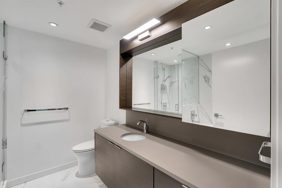Powder Room Photo of 102 1688 Pullman Porter Street, Vancouver, BC