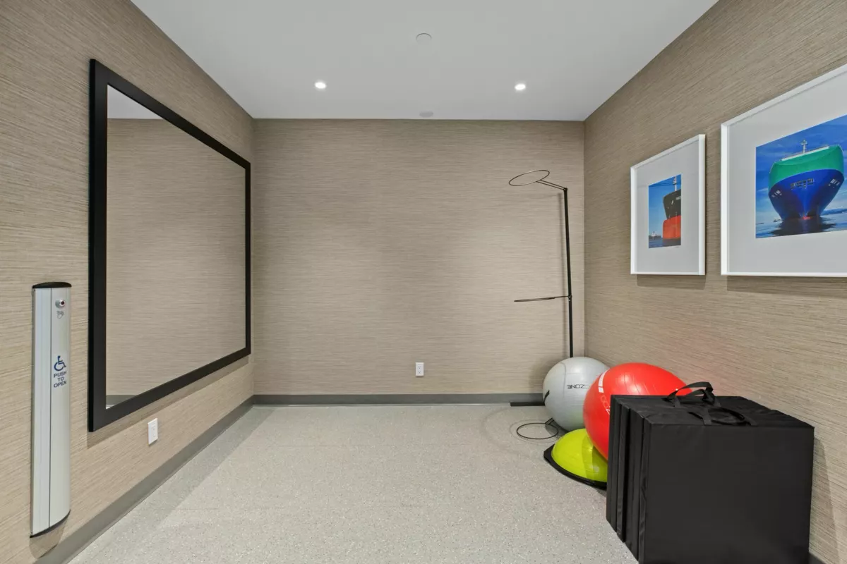 Basement Recreation Room Photo of 310 755 Harbourside Drive, North Vancouver, BC