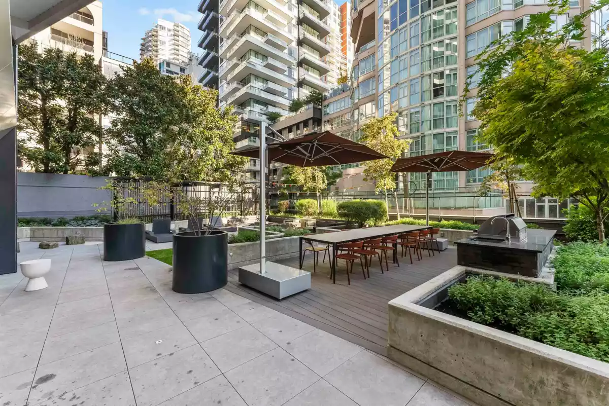Outdoor Deck Photo of 2403 889 Pacific Street, Vancouver, BC