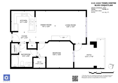 Basement Recreation Room Photo of 112 1242 Town Centre Boulevard, Coquitlam, BC