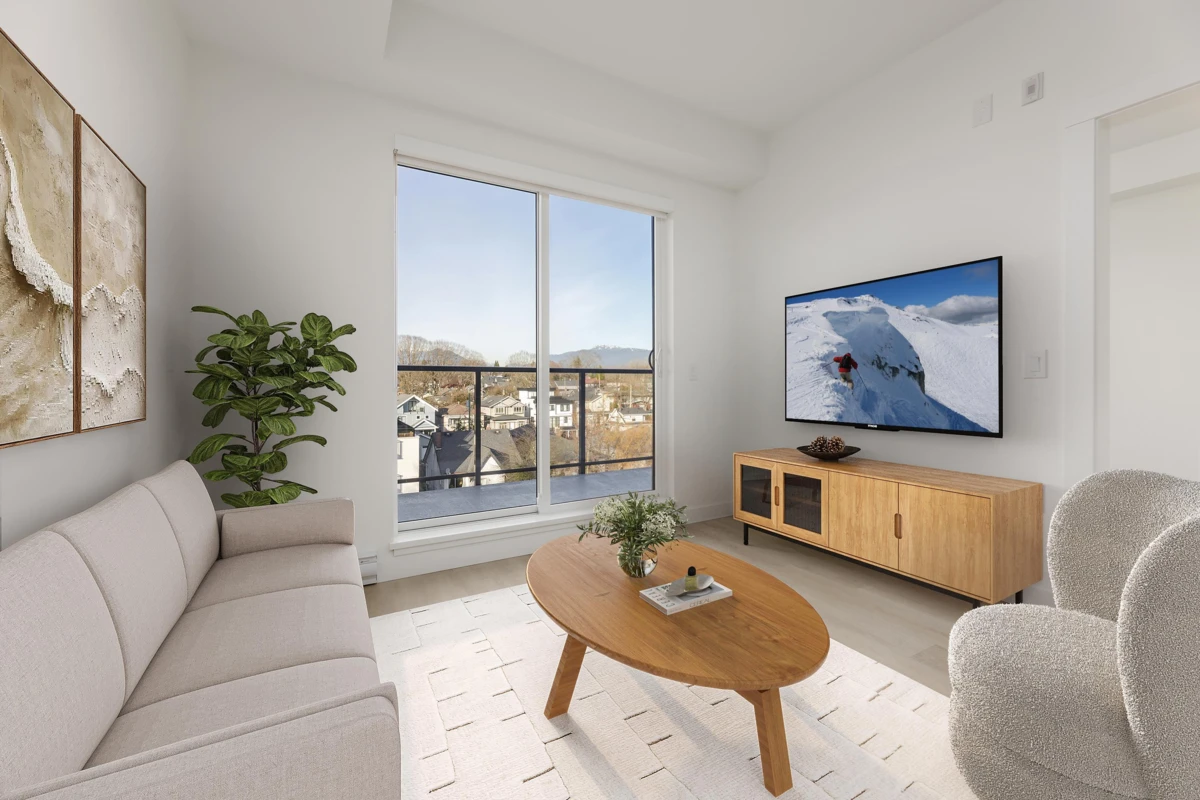 Family Room Photo of 406 2268 E Broadway Street, Vancouver, BC