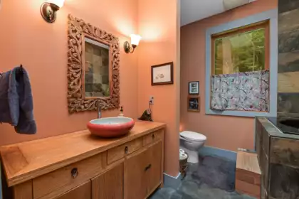 Basement Recreation Room Photo of 594 Horton Bay Road, Mayne Island, BC
