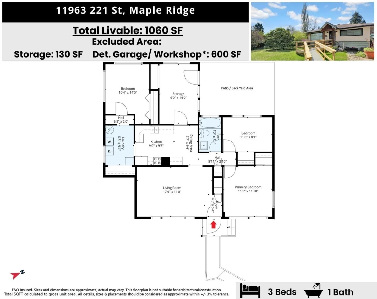 Living Room Photo of 11963 221 Street, Maple Ridge, BC