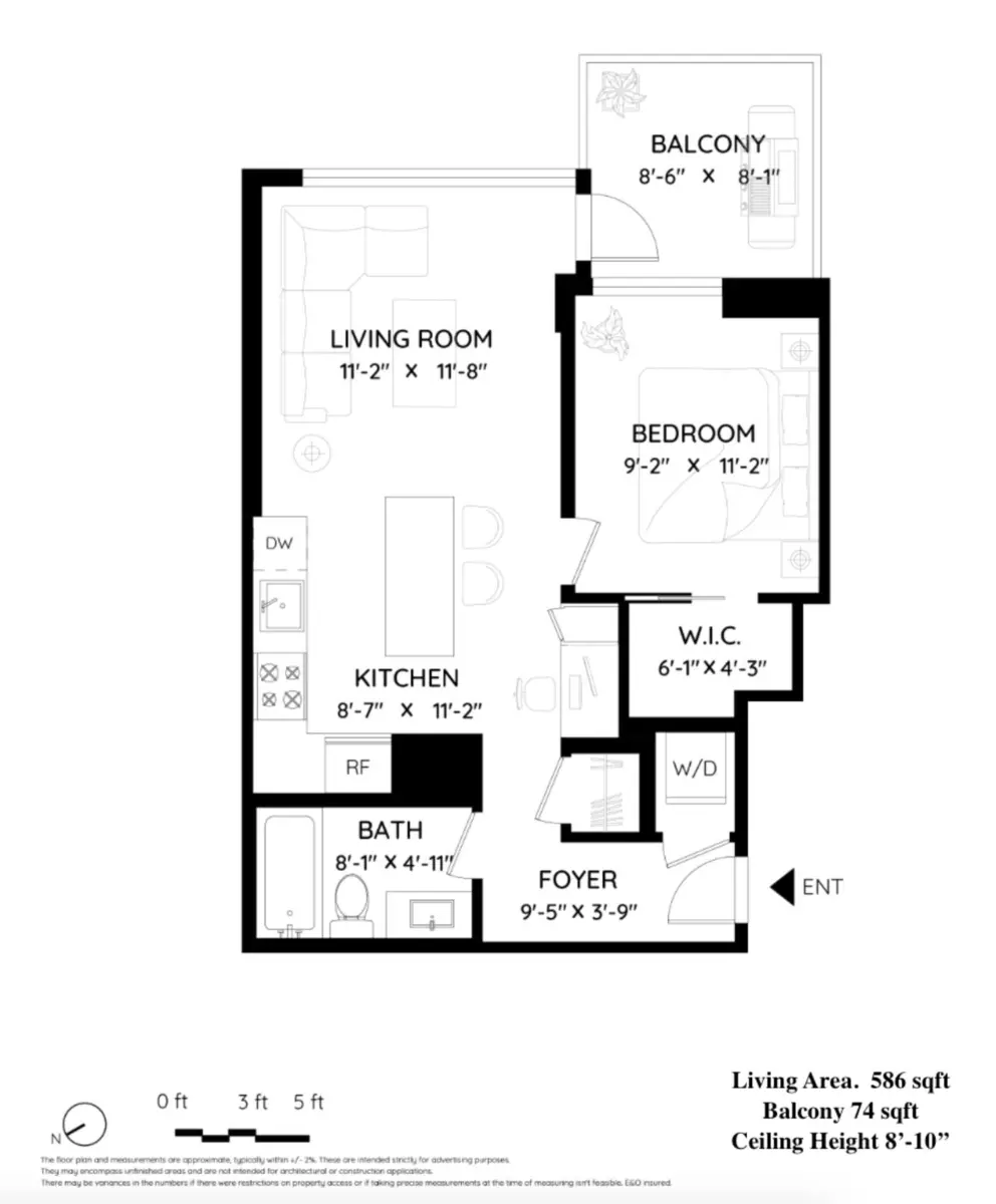 Exterior Rear Photo of 1301 2108 Gilmore Avenue, Burnaby, BC