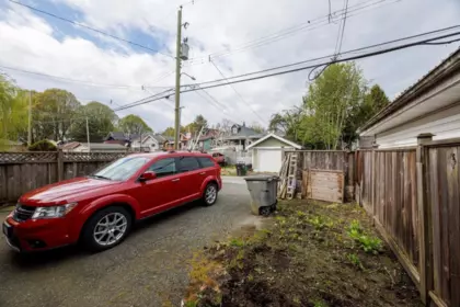 Aerial View of 431 E 18th Avenue, Vancouver, BC