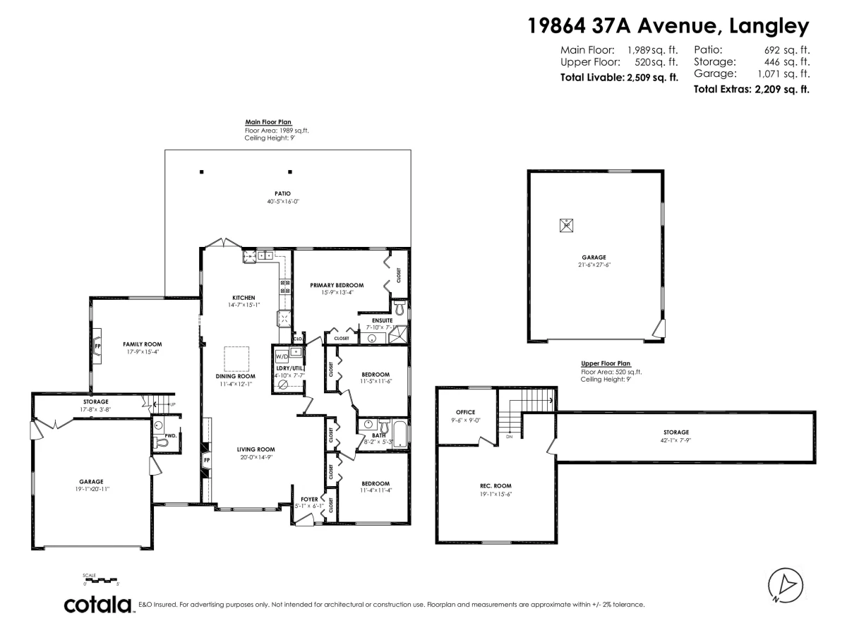 Exterior Rear Photo of 19864 37a Avenue, Langley, BC