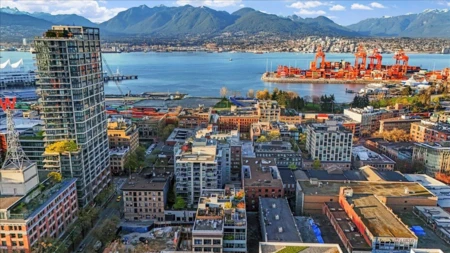 Aerial View of 605 53 W Hastings Street, Vancouver, BC