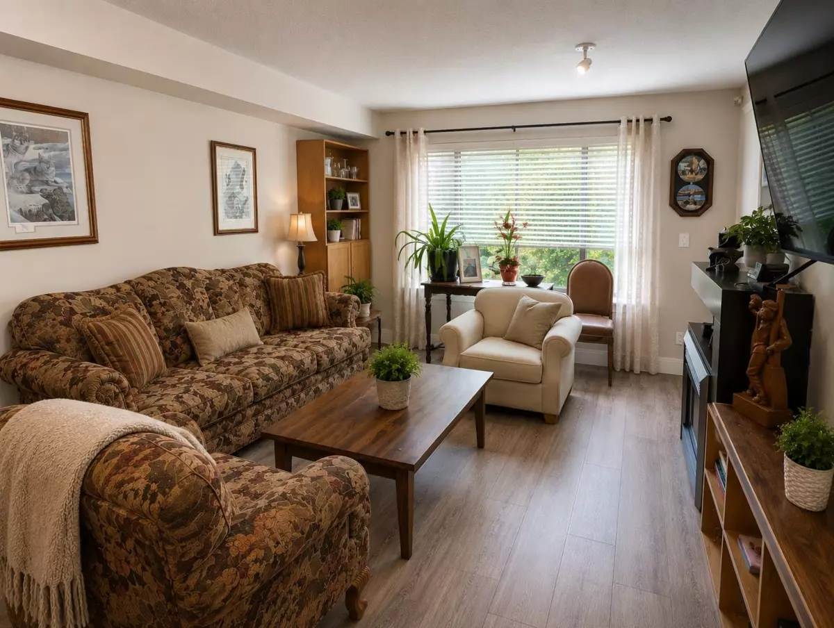 Living Room Photo of 212 2233 Mckenzie Road, Abbotsford, BC