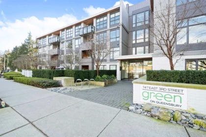 Aerial View of 116 747 E 3rd Street, North Vancouver, BC