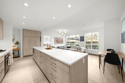 Kitchen Island Photo of 116 747 E 3rd Street, North Vancouver, BC