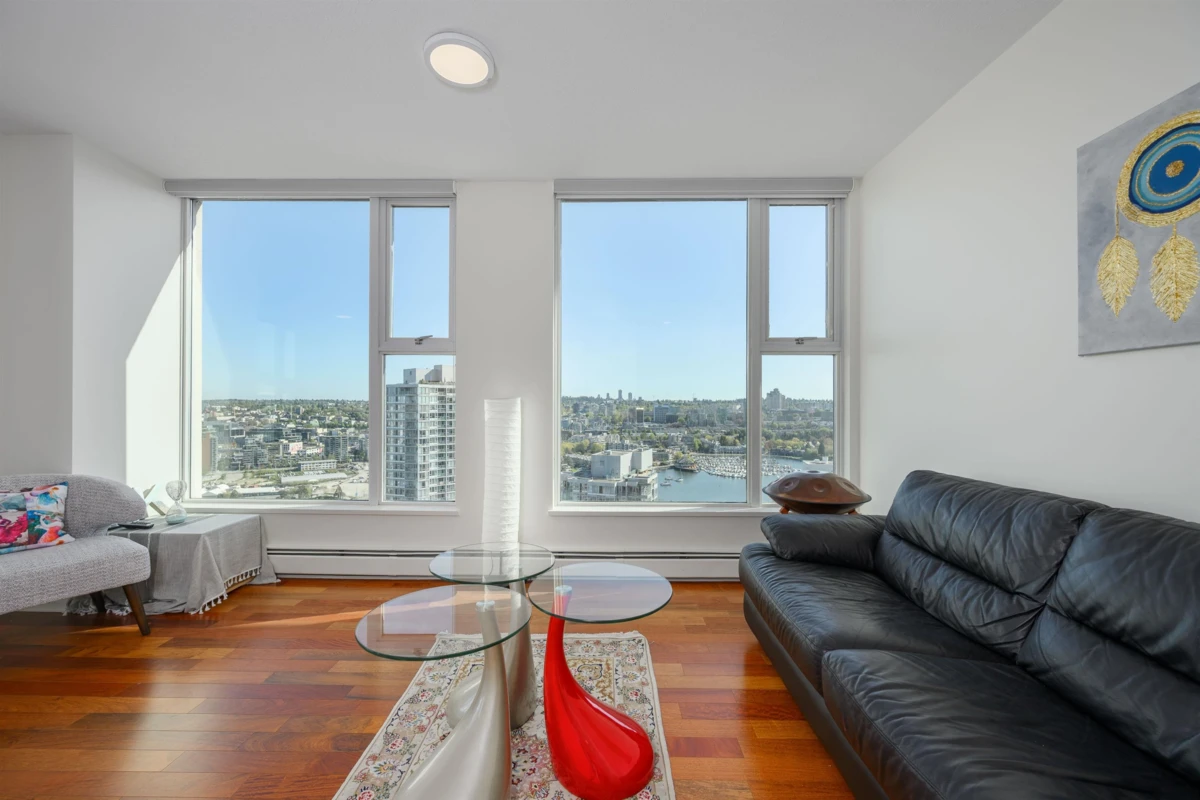 Living Room Photo of 3707 1009 Expo Boulevard, Vancouver, BC