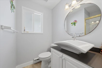 Basement Recreation Room Photo of 39 7640 Blott Street, Mission, BC