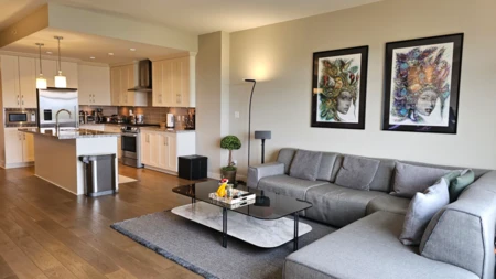 Kitchen Island Photo of 312 5011 Springs Boulevard, Delta, BC