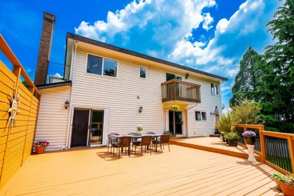 Aerial View of 7460 Burnham Court, Burnaby, BC