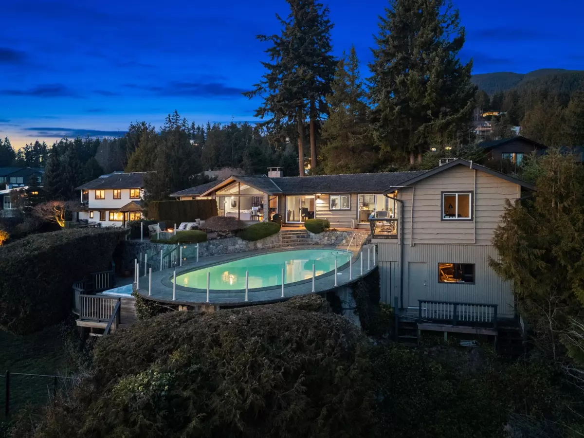 Exterior Rear Photo of 4570 Woodgreen Court, West Vancouver, BC