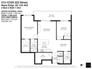 Basement Recreation Room Photo of 213 12320 222 Street, Maple Ridge, BC