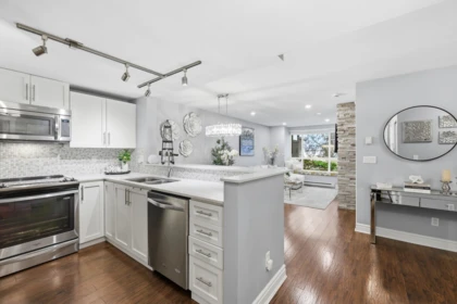 Kitchen Island Photo of 211 6893 Prenter Street, Burnaby, BC