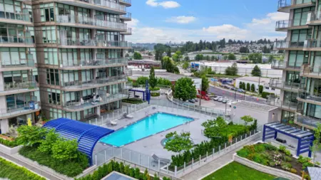 Swimming Pool Photo of 907 5333 Goring Street, Burnaby, BC