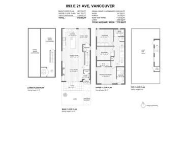 Hallway Photo of 893 E 21st Avenue, Vancouver, BC