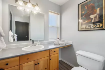 Powder Room Photo of 20959 Sakwi Creek Road, Mission, BC