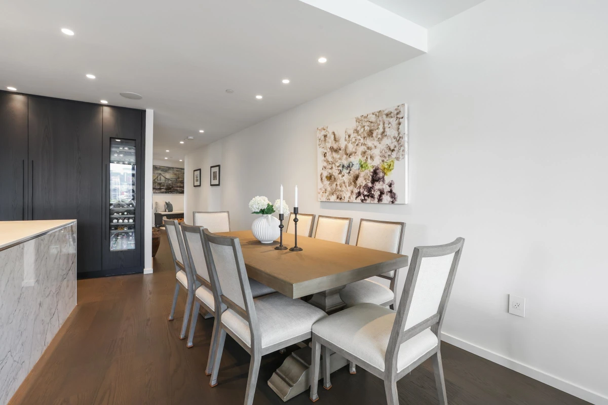 Dining Area Photo of 1104 1601 Quebec Street, Vancouver, BC