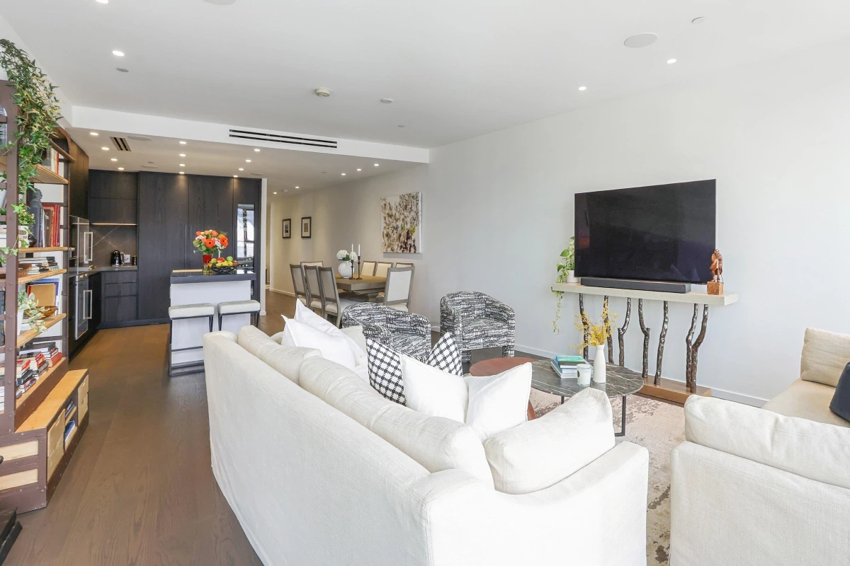 Living Room Photo of 1104 1601 Quebec Street, Vancouver, BC