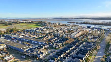 Aerial View of 12311 Trites Road, Richmond, BC