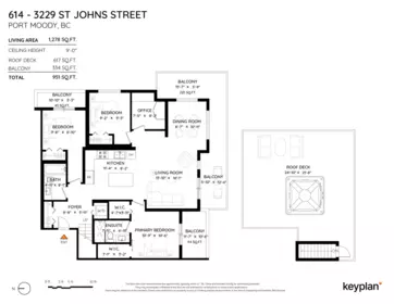 Playground / Recreational Area Near 614 3229 St Johns Street, Port Moody, BC