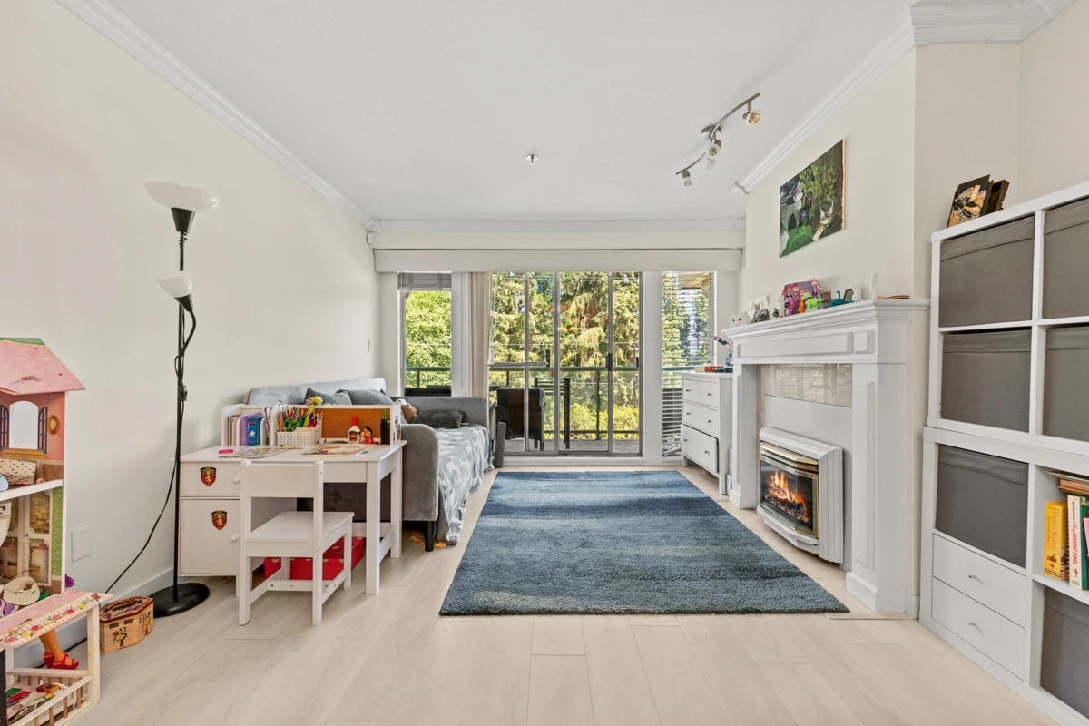 Living Room Photo of 312 1148 Westwood Street, Coquitlam, BC