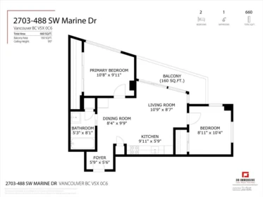 Entry Foyer Photo of 2703 488 SW Marine Drive, Vancouver, BC
