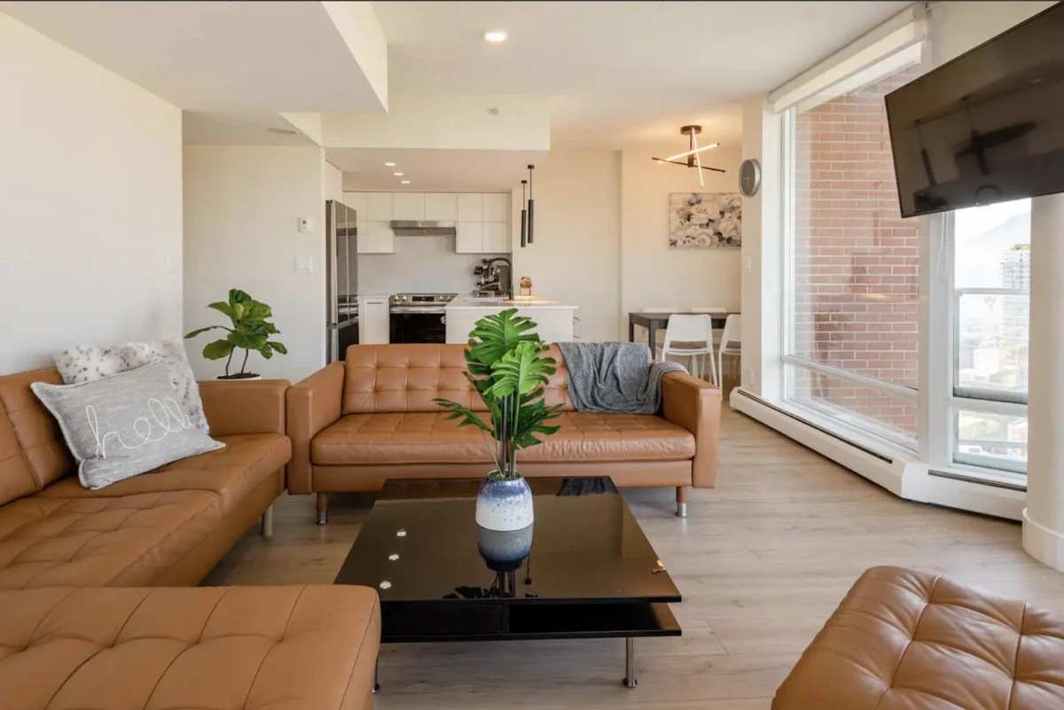 Living Room Photo of 3506 688 Abbott Street, Vancouver, BC