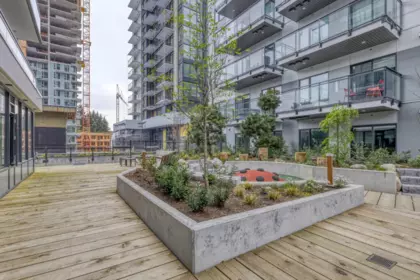 Outdoor Deck Photo of 1406 626 Claremont Street, Coquitlam, BC