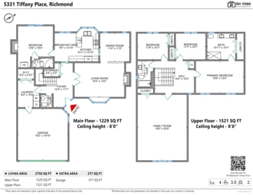 Aerial View of 5331 Tiffany Place, Richmond, BC