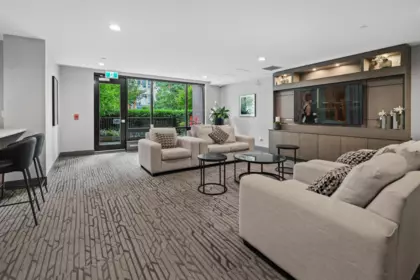Aerial View of 315 2651 Library Lane, North Vancouver, BC