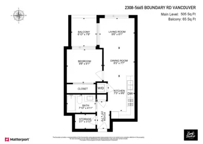 2308 5665 Boundary Road, Vancouver, BC, Vancouver — Apartment/Condo for sale