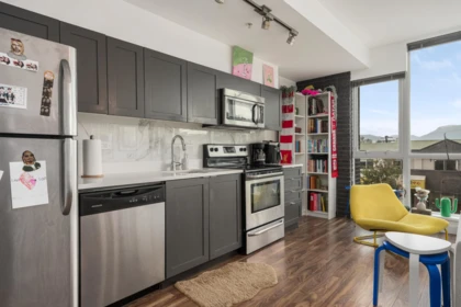 Kitchen Island Photo of 208 2511 Quebec Street, Vancouver, BC