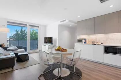 Breakfast Nook Photo of 205 8188 Fraser Street, Vancouver, BC