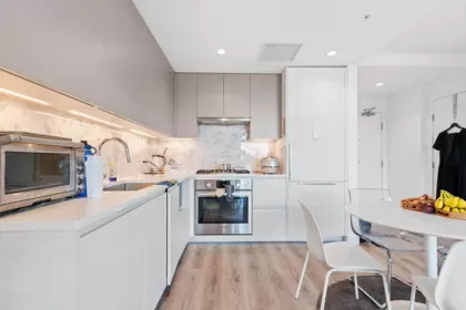 Kitchen Photo of 205 8188 Fraser Street, Vancouver, BC