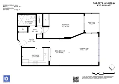 Garage Interior Photo of 305 6070 Mcmurray Avenue, Burnaby, BC